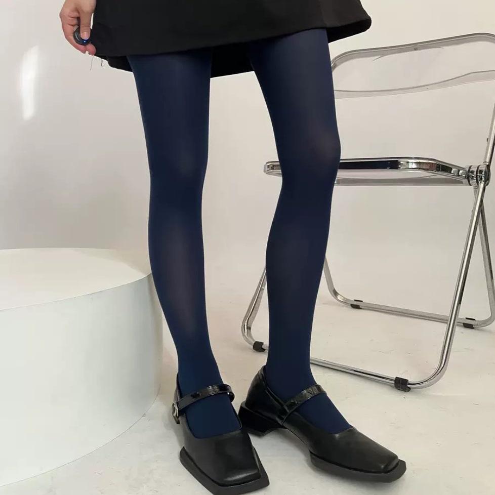 Song Hye-kyo Weinrot Matte Formende Strumpfhose – Mikro-Kompression, Blickdicht, Leggings für Frühling/Herbst