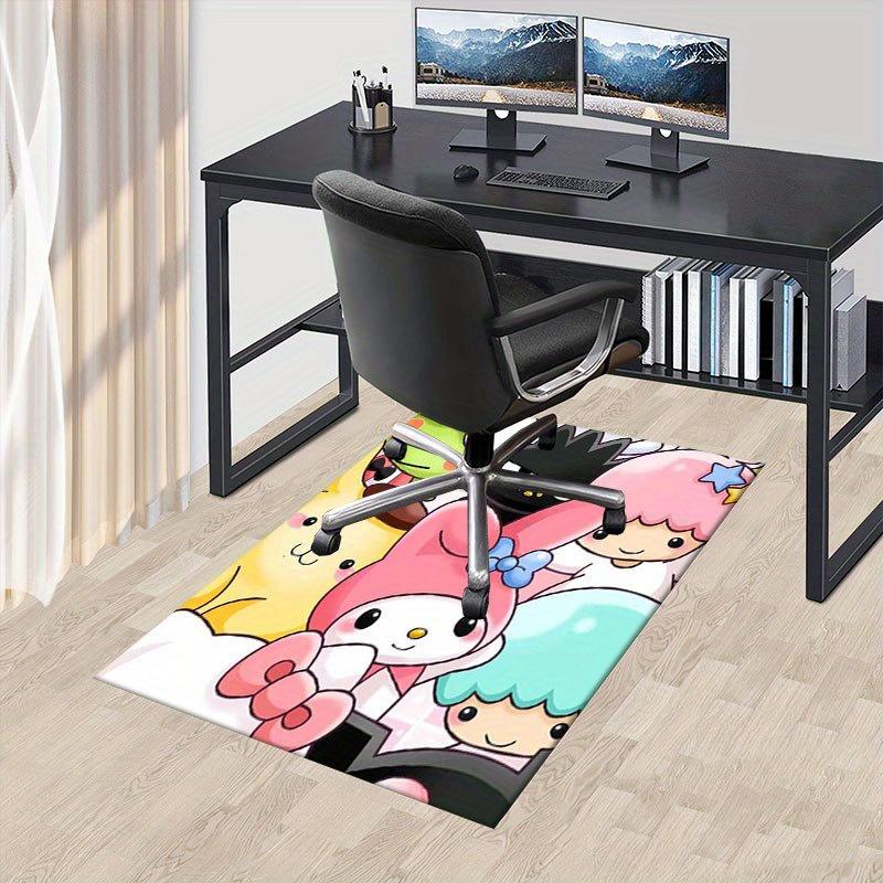

1pc Sanrio Melody Mermaid Printed Office Carpet Rectangle Rug Under The Table,Perfect Room Decor for Living Room, Bedroom, Kitchen, Non-slip Floor Mat 60cm by 90cm