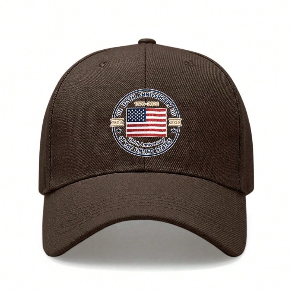 Black Baseball Cap - 250Th Anniversary USA Flag Print Adjustable Breathable Outdoor Sports Hat For Men Women Fation Baseball Cap