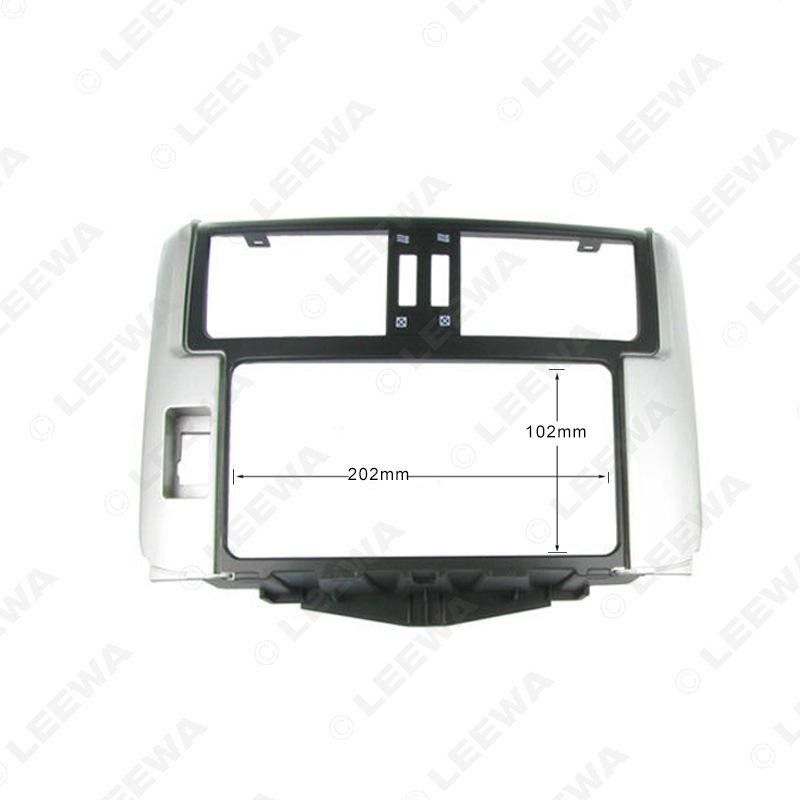 2010 Toyota Prado GX150 Double Din AV Panel Frame - Left Titanium
