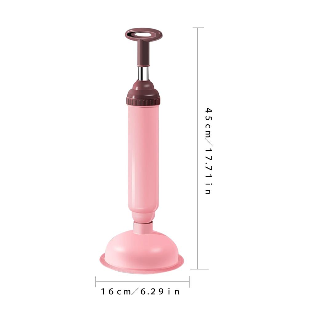 High Pressure Toilet Plunger Drain Blaster Sewage Pipe Dispenser Air Drain Cleaner Toilet Drill Gun Manual Pneumatic Dredge Tool