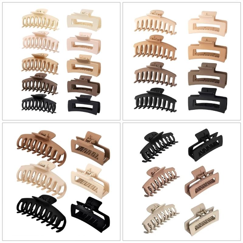 Large Hair Clip Set For Acrylic Barrettes Slip Hair Accessories For Women