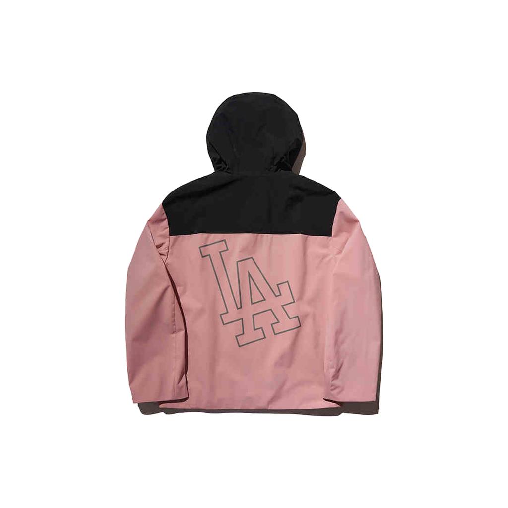 New MLB Los Angeles Dodgers Jackets Coats Unisex Hemp Pink 3AWJB0344-07PKM