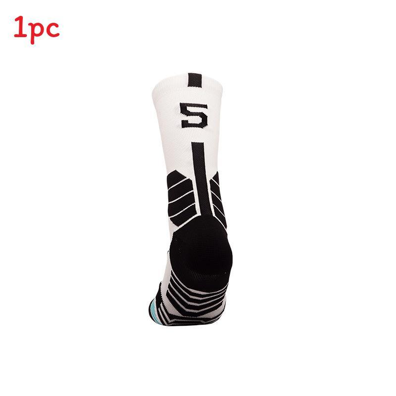 Basketballsocken für Erwachsene aus atmungsaktivem Nylonmaterial für sportliche Leistung und Feuchtigkeitstransport