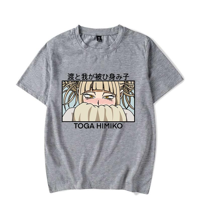 Funny Anime Himiko Toga Printed Shirt Women'S Casual Personality T-Shirt Unisex Summer Cute Anime Himiko Toga T-Shirt Tops