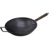 Hakka Nitrided Cast Iron Round-Bottom Wok