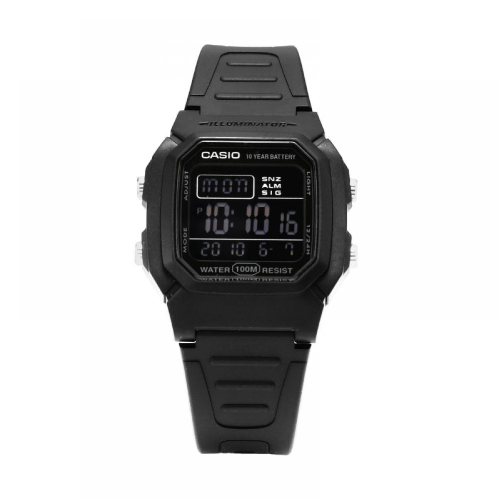 Casio W 800h 1bvdf  W 800h 1b  Reloj Digital Cuadrado Deportivo Soldado para Hombre