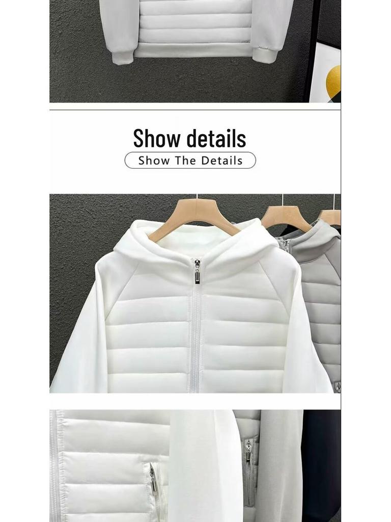 Unisex 2025 Lightweight Cotton Patchwork Hooded Jacket - Comfortable, Casual, Versatile Outerwear