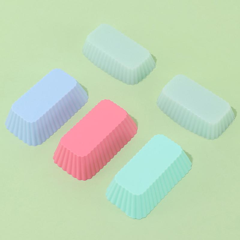 1/4 ks silikonové obdélníkové opakovaně použitelné formy na pečení dortové želé Kuchyňský nástroj