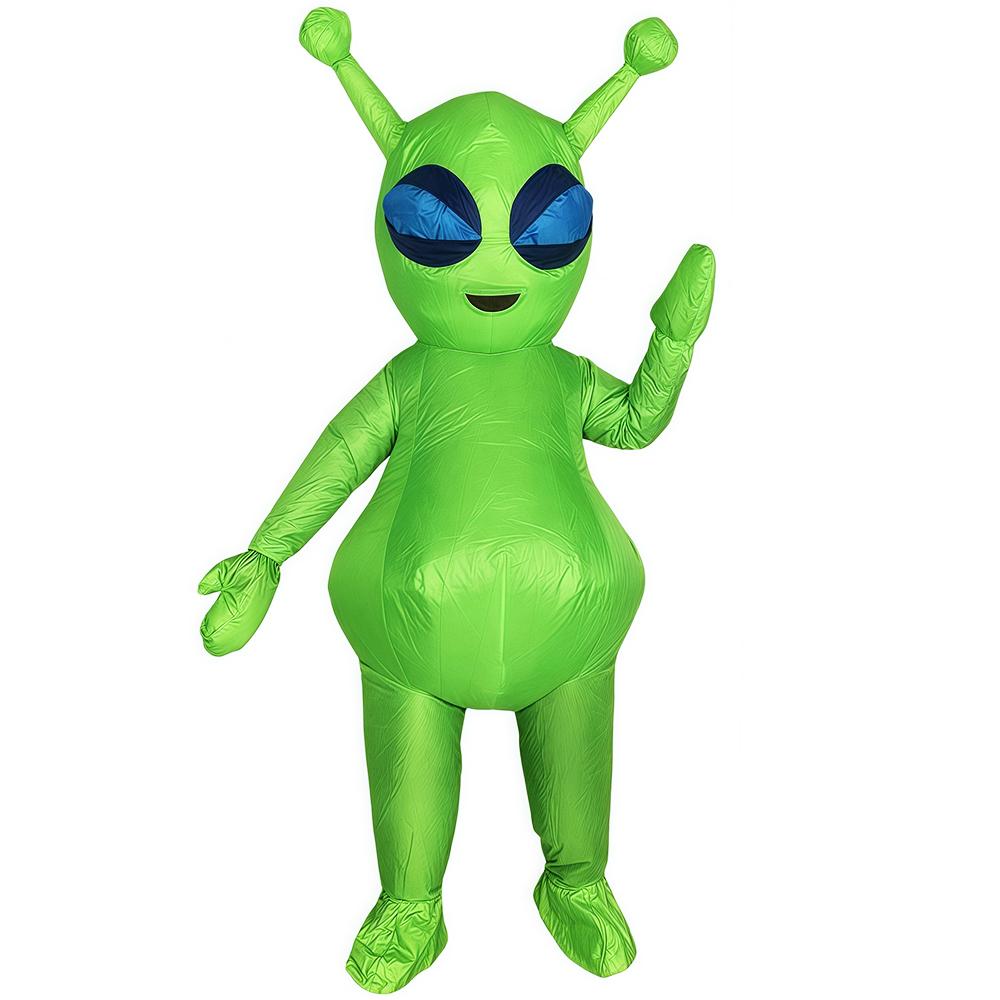 Funny ET Alien Inflatable Costume Dress Suit Boy Girl Adult Purim Carnival Halloween Anime Party Cosplay Costumes Birthday Gift