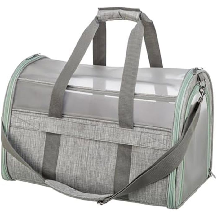 Sac Pour Chien - TRIXIE - Dillon - Gris/Vert Menthe - 54x32x33 Cm - 10 Kg Max