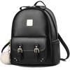 FUPUONE Women's Backpack, Small and Large, for Girls (Black, Large)