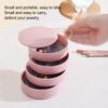 Rotatable Jewelry   4 Layers 360 Degree Rotation Dustproof Round Jewelry Box with Lid for   Household