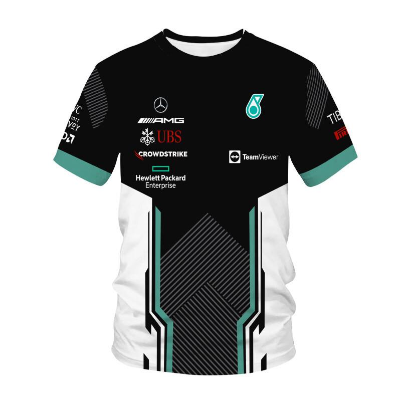 New summer fashion logo T-shirt, unisex short-sleeved printed style S