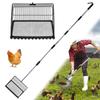 5 Part Extendable Handle Waste Tool With Integrated Attachment For Simple Pet And Poultry Waste Removal