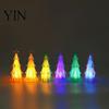 Festive Bookshelf Ornament Christmas Tree Night Light, LED Decorative Lamp for Bedroom And Party Atmosphere Safe Flameless Light Lighting, Plastic