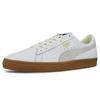 Puma Basket Gum Deluxe Retro Casual Low Top Sneakers Men Sneakers Gray White 365366-01