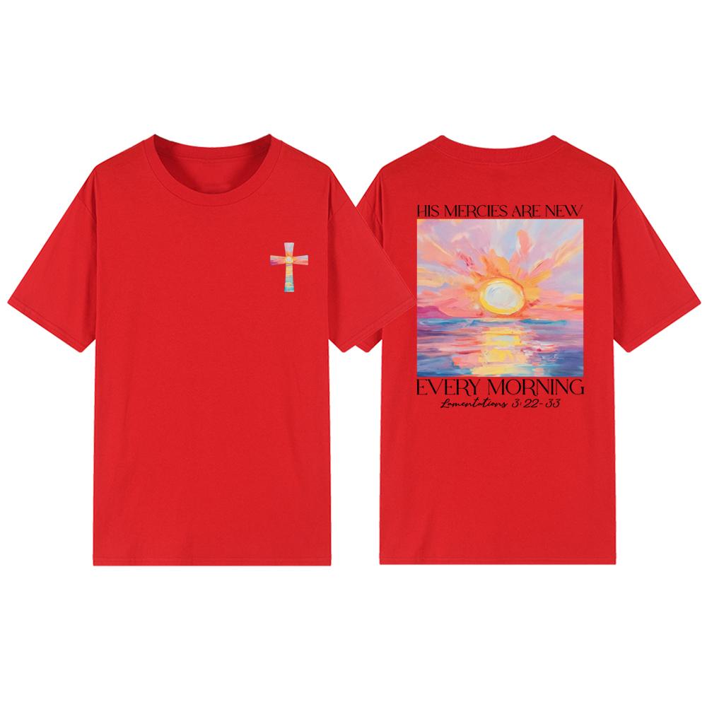Religious T-shirt Christian Shirt Inspirational Tee Men Women Short Sleeve T-shirts Bible Verse Tops Unisex Graphic T Shirts