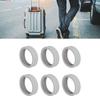 16pcs Luggage Wheel Cover Noise Reduction Vibration Damping Silicone Luggage Suitcase Castor Cover