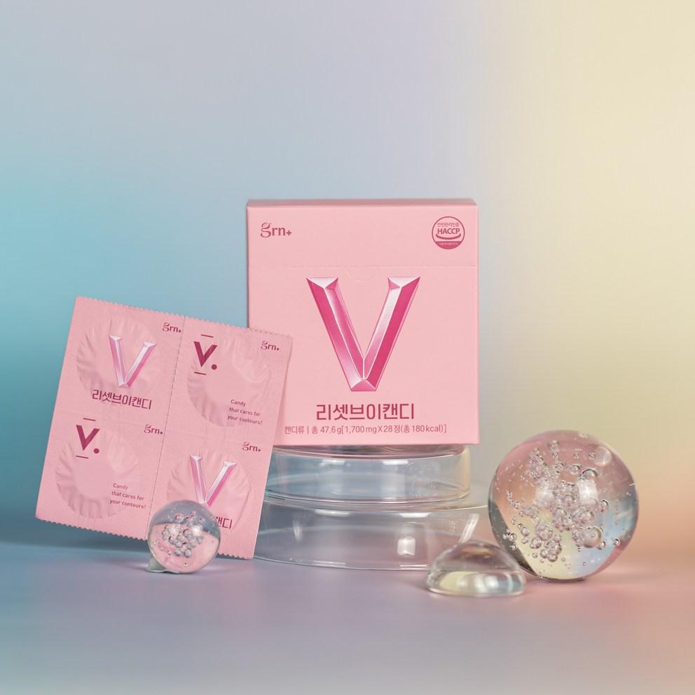 GRN Reset V Candy Tart Kirschgeschmack, 28 Stück, Einzelpackung - Köstlicher Vitamin-Boost