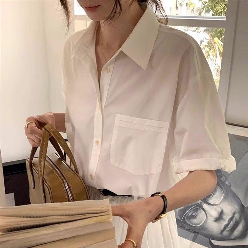 

Женская футболка с коротким рукавом однотонная, корейская, повседневная, универсальная, с коротким рукавом, в японском студенческом стиле, женский пуловер XXL белый