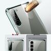 Compatible Samsung S25u HD Full Coverage Transparent Protective Magnetic Metal Case