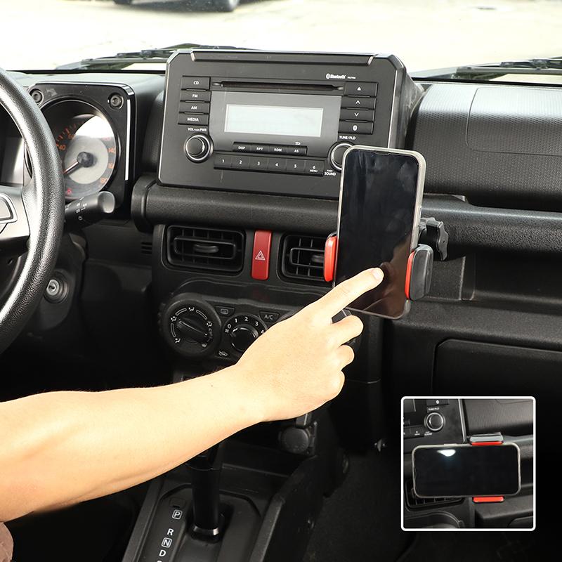 Car Co-pilot Handle Expand Phone Holder Mobile Phone Bracket GPS Phone Stand Bracket  Fit For Suzuki Jimny 2019 Up Car Interior Accessories