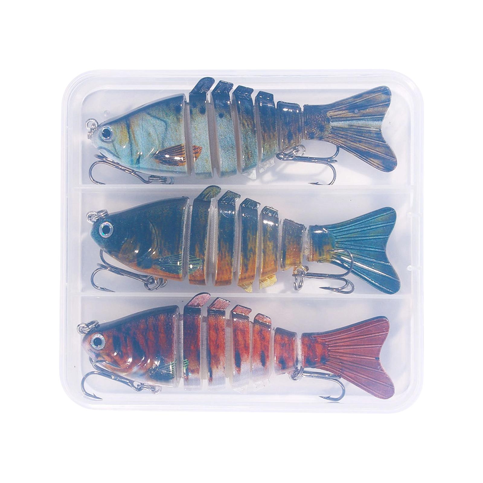 

Fishing Fake Fish With Spinnerbait Blades For Surface Water, Slow Sinking Swimbaits For Trout And Bass One Size