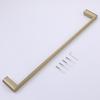 Brushed Gold Bathroom Towel Rack and Shelf Set