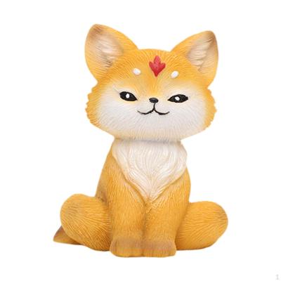 Statue Lawn Decoration Lifelike Creative Design Sitting Sculpture Resin Animal Figurine for Outside