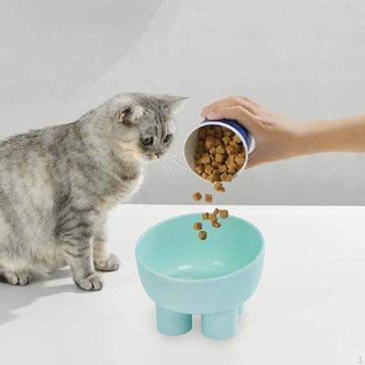 Zvýšené kočičí misky proti zvracení Miska na jídlo Napáječka a krmítko pro kočky v interiéru Štěně