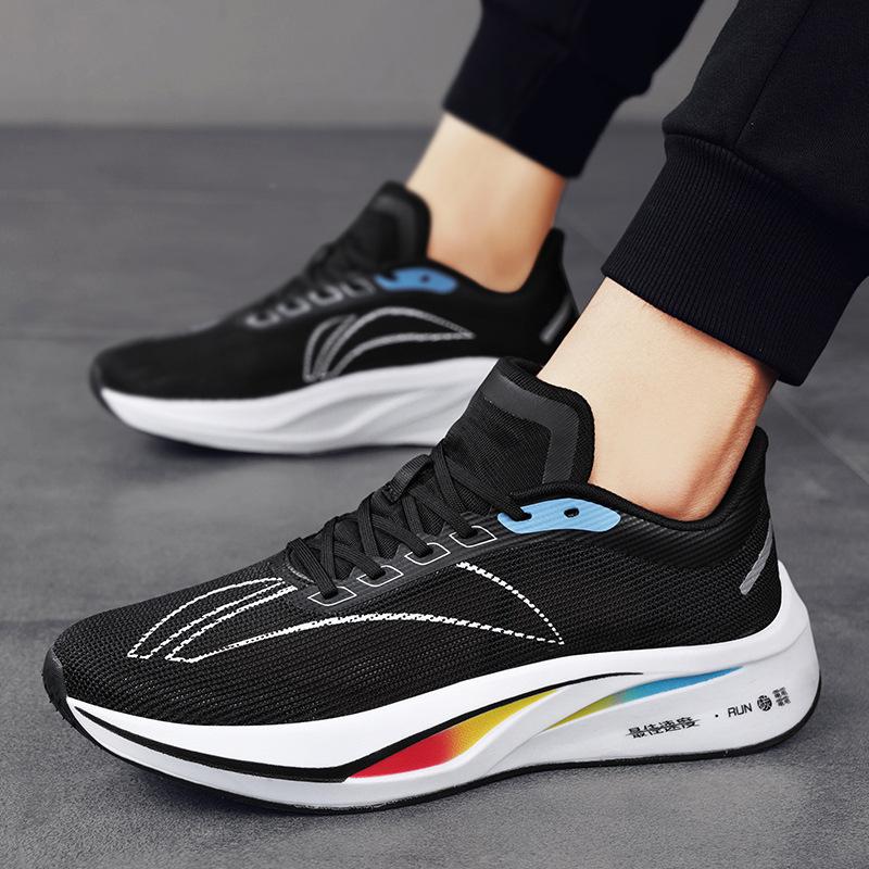 

Кроссовки Мальчики приливные туфли Студенческие спортивные тренировочные туфли Углеродная подошва кроссовки Подростковая пара кроссовок в наличии 44