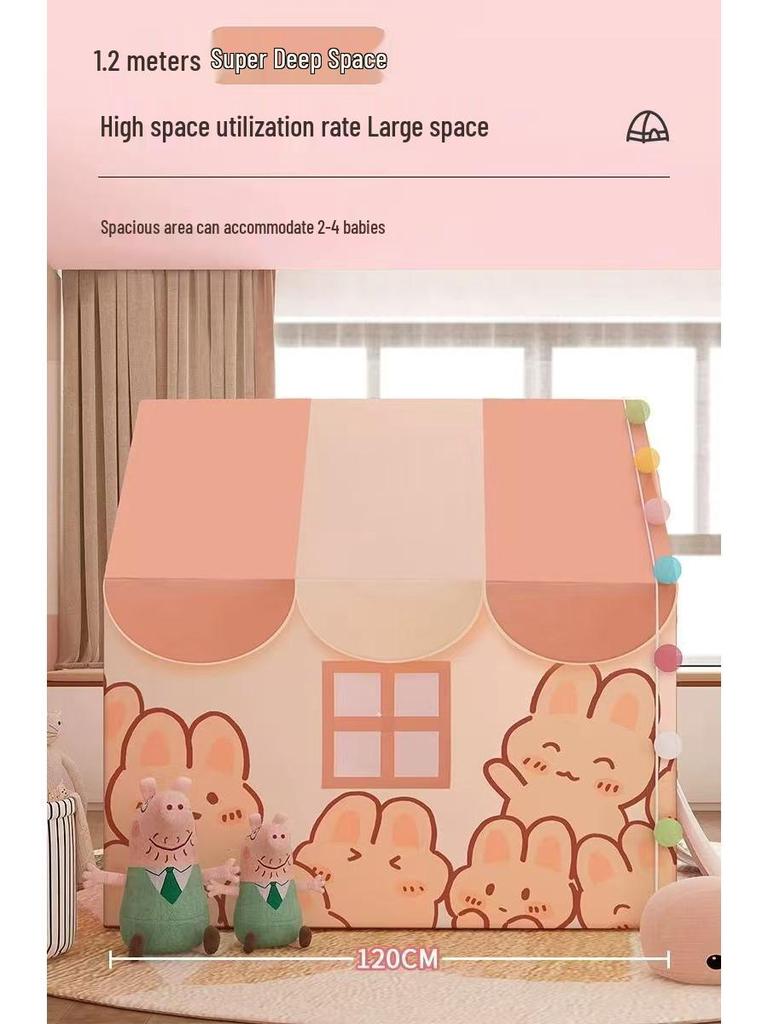 Indoor Massivholz Kinder Spielburg mit separaten Betten - Spaß für Jungen & Mädchen