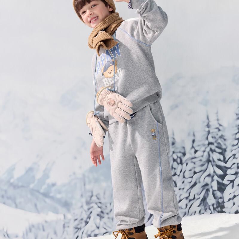 PawinPaw Kids' Cartoon Bear Sweatshirt Set