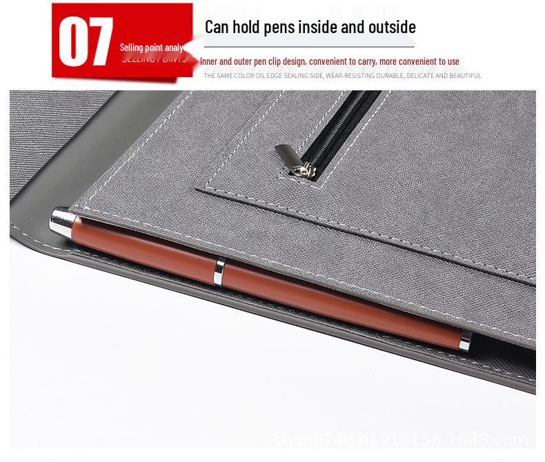 Leather Document Bag for Contracts and Invoices, A4/A5