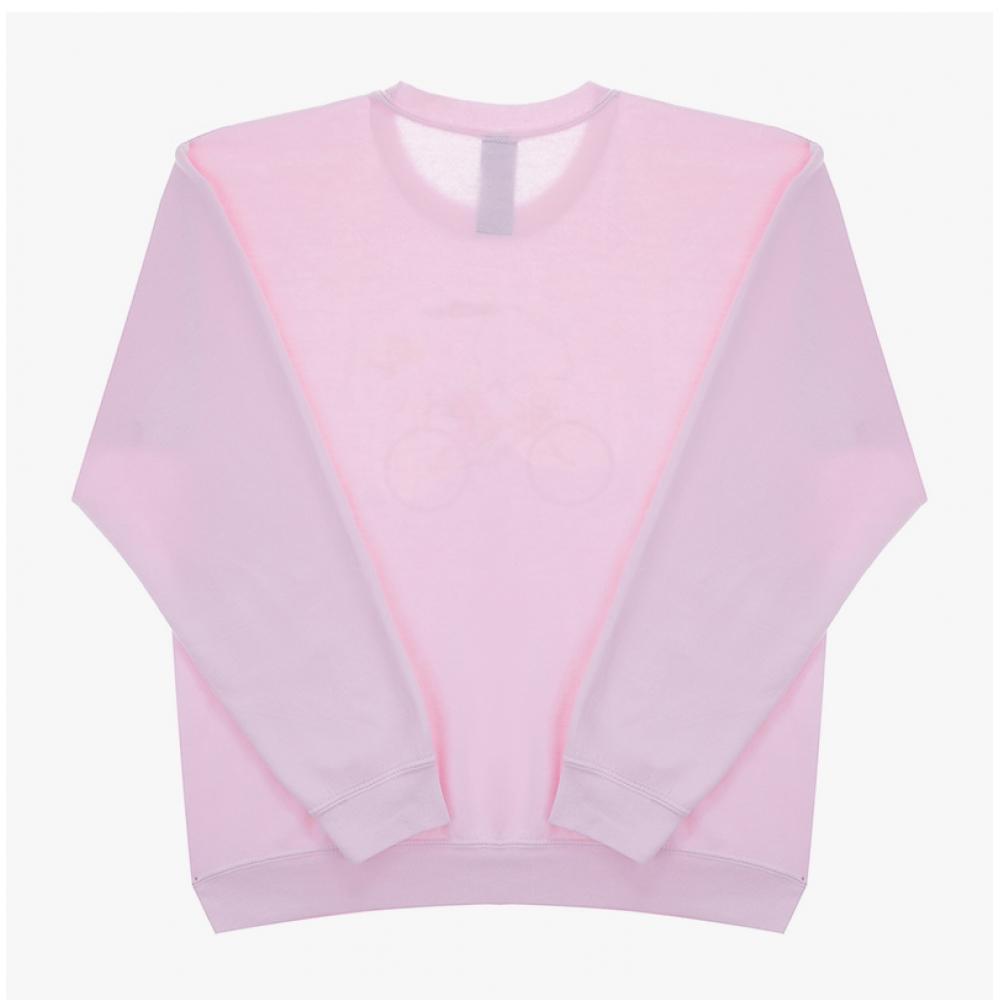 Wilddonkey Snoopy Unisex Sweatshirt Fg Bicycle Dyed Light Pink