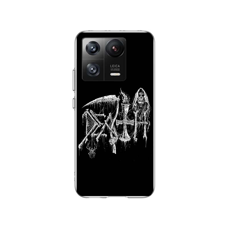 Metal Band D-Death Phone Case For Xiaomi Poco F7 Ultra X7 X6 M8 M7 M6 M4 M3 Pro X4 Mi 15 15T 14 14T 12T 12S 10T Pro 12 11 Lite C