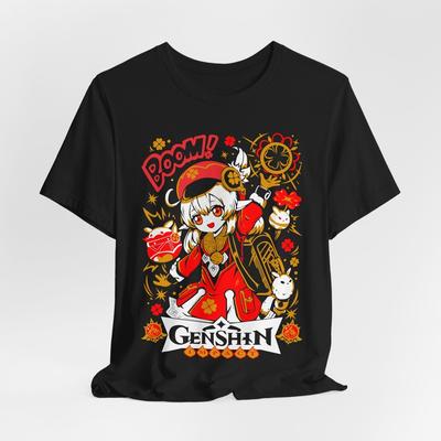 Genshin Impact Grafik-T-Shirt, Gamer-Shirt, Anime-Fan-Bekleidung, Unisex