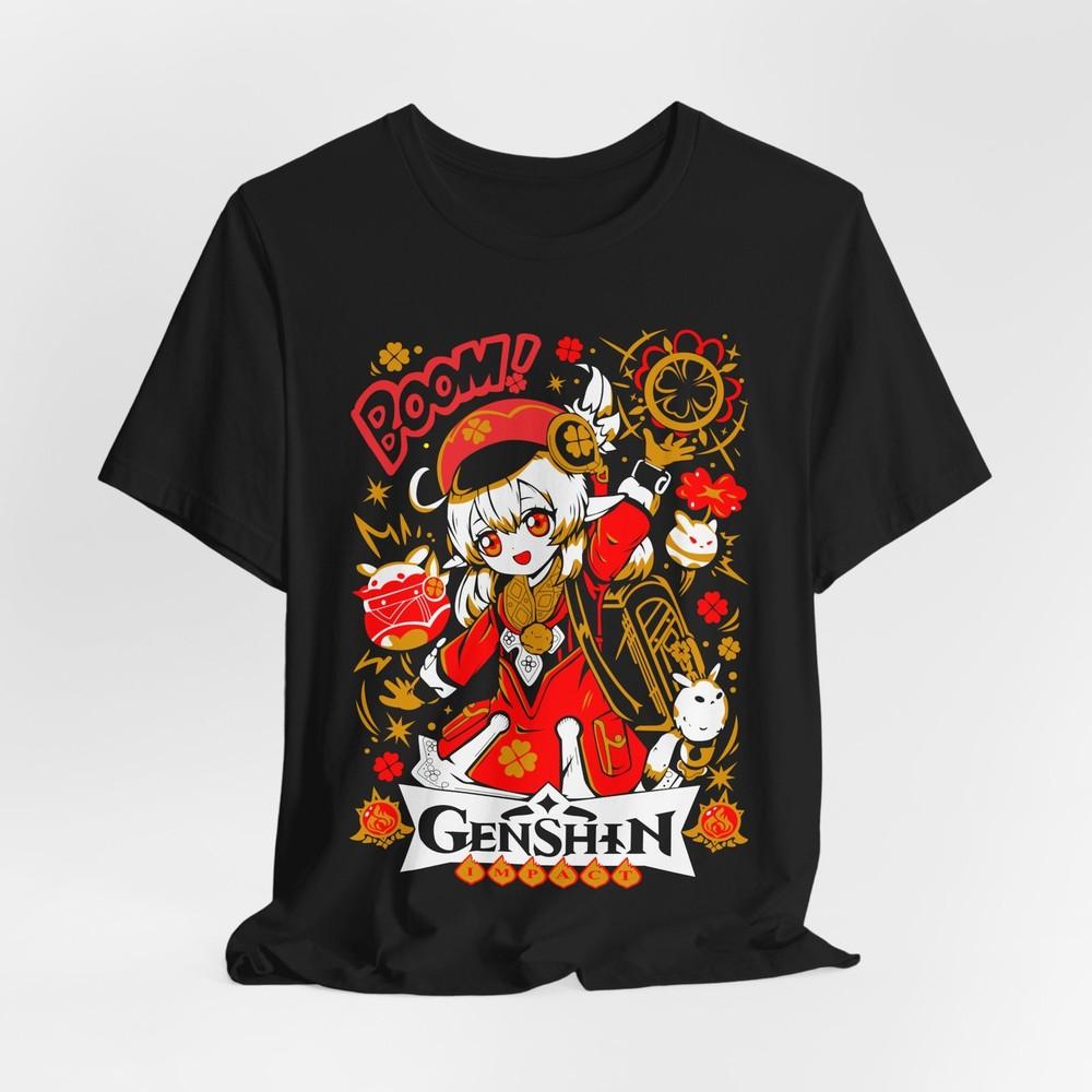 Genshin Impact Graphic T-Shirt Tee Tops, Gamer Shirt, Anime Fan Apparel, Unisex
