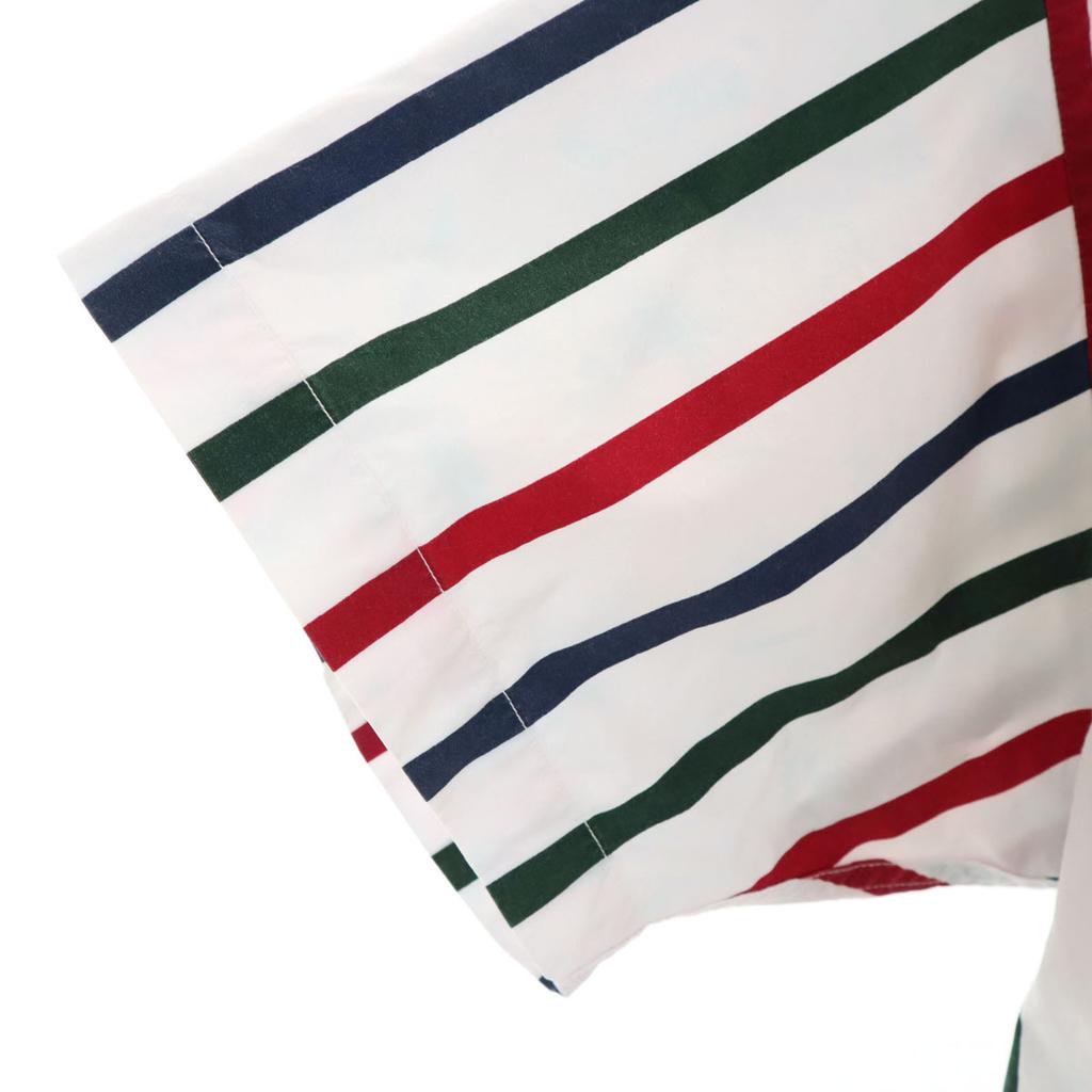 Tommy Hilfiger 90s Old Striped Pattern Short Sleeve Button Down Shirt S Men's Used