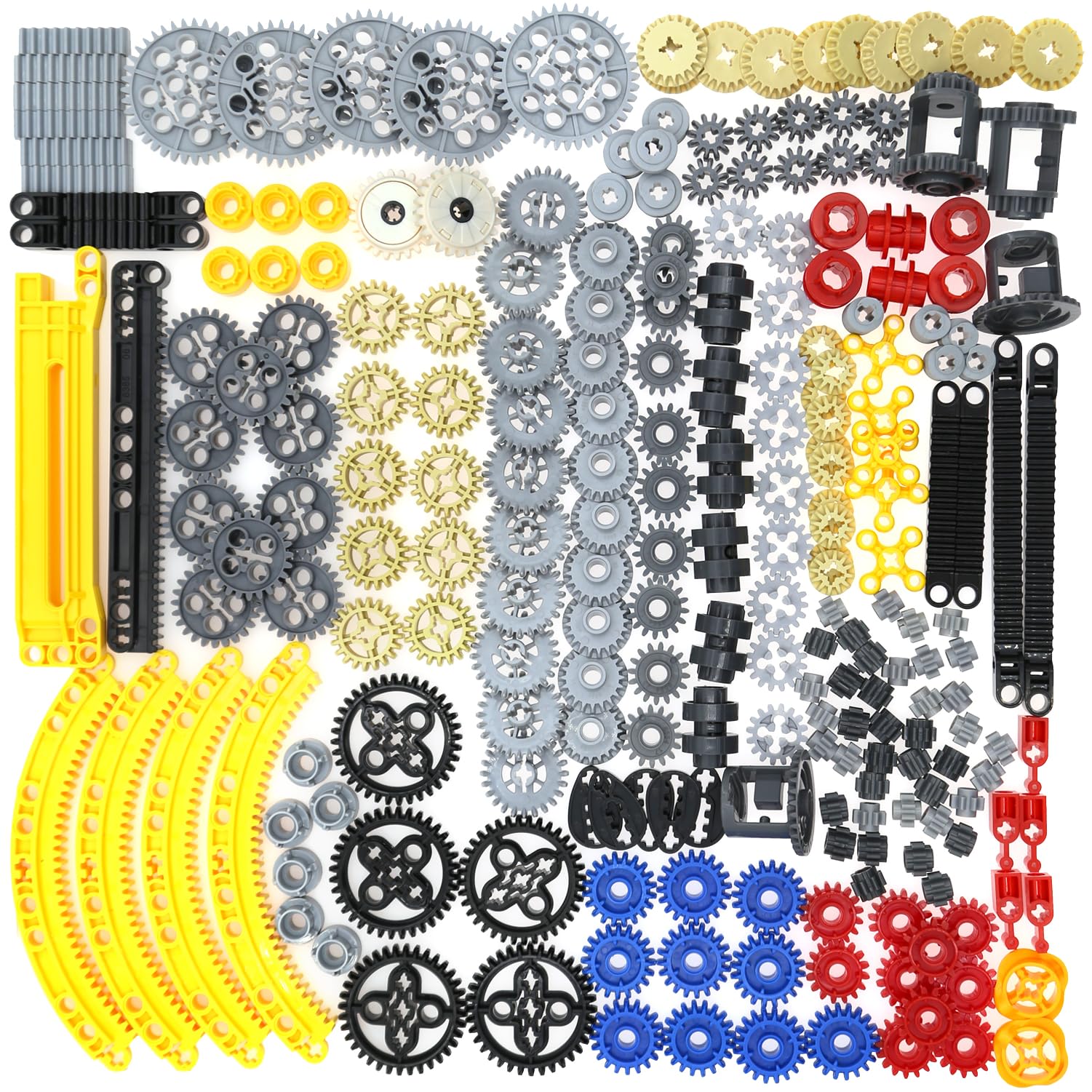 

Domoni Technical Parts Gear Set for Lego Kits 235 Piece Car Gear Rack Driving Clutch Differential Building Blocks Set Совместимо с основными брендами -