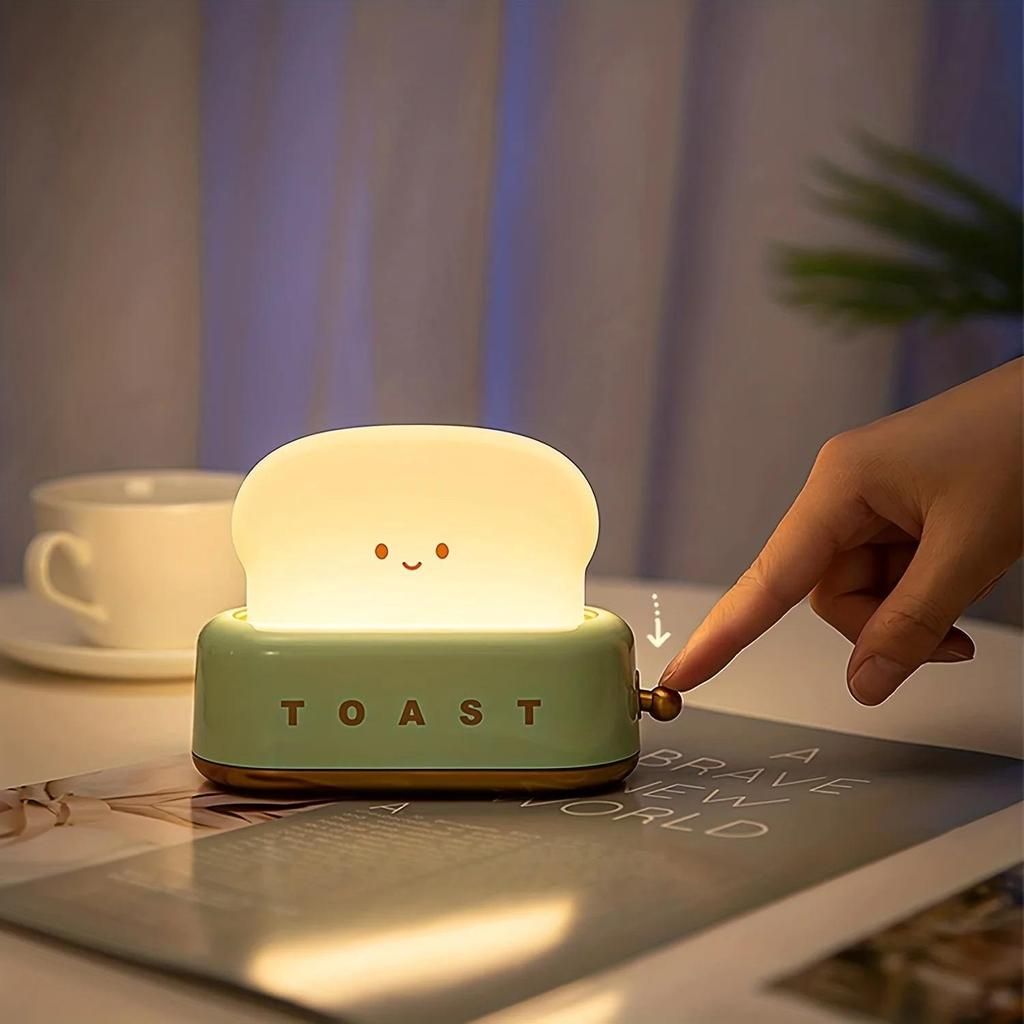 Dynamics Bread Machine Emotional Led Night Light 4W Portable Outdoor Camping Atmosphere Light with Timing Function