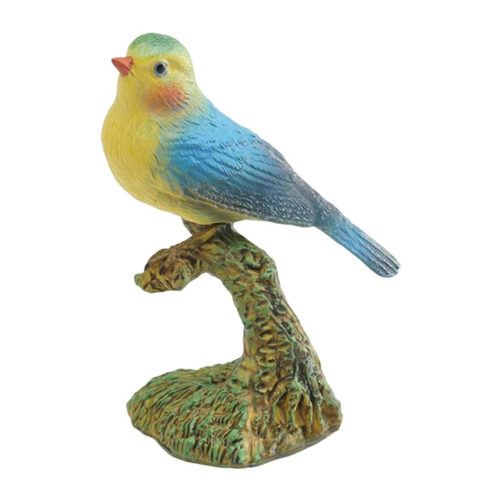 Simulationsvogelfiguren Simulierte Sammlerornamente Miniaturvögel Dekor