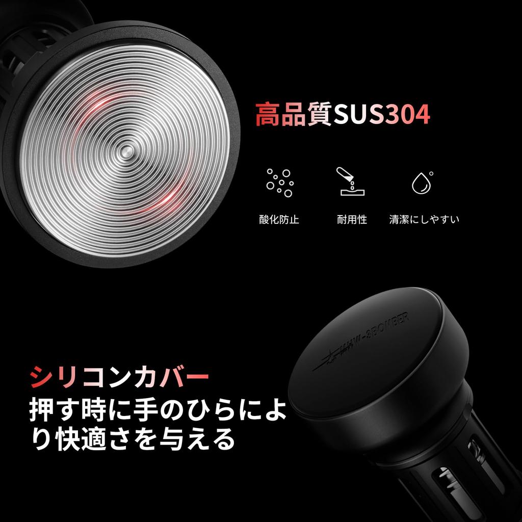 MHW-3BOMBER 51mm Coffee Tamper, Espresso Tamper, Constant Pressure Tamper, Audible Feedback, Easy To Press, YU Series T6146-OS