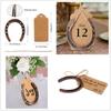 10/20PCS Lucky Horseshoes Wedding Favors Rustic Craft Horseshoe Gifts with Thank Tags and Gift Bags for Birthday Baby Shower