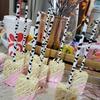 10/30pcs Black And White Cow Print Paper Straws for Farm Birthday Party Supplies Drinking Straws Eco-Friendly Farm Theme Decor