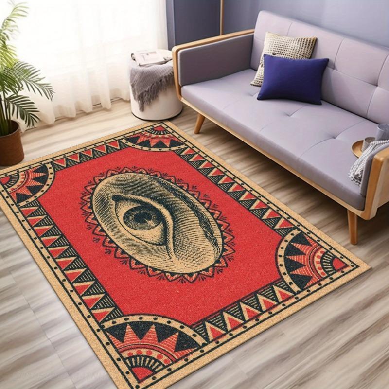 Carpet for Living Room Rugs Extra Large Bedroom Bedside Lounge Floor Mat Home Decor Abstract Eye Geometric Pattern Rug Carpet