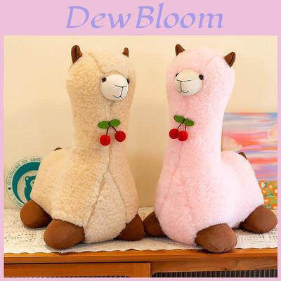 Süßes Alpakka Plüschtier Weiches und kuscheliges Stofftier Geschenk Erhältlich in Rosa Beige und Braun