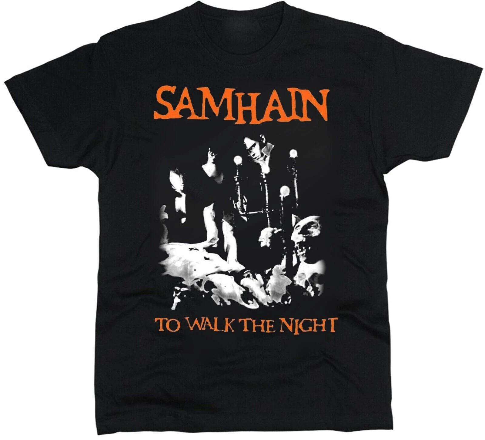 New Samhain Band To Walk The Night Tour Black Unisex Size S-234XL Shirt S
