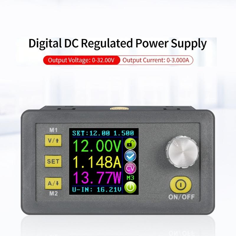 Programmable Power Supply Module 0-32V 3A 96W With Over Voltage Protections And Color LCD Screen For Lab Equipment